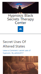 Mobile Screenshot of hypnosisblacksecrets.com